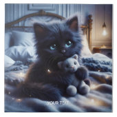 Fantasy Niedlich Room Kitten Toy Fliese (Vorderseite)