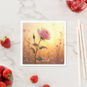 Fantasy Niedlich Rose Field Blume Serviette (Beispiel)