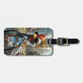 Fantasy Niedlich Roster Sonnenbrille Blume Gepäckanhänger (Vorderseite horizontal)