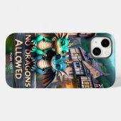 Fantasy Niedlich Sad Baby Dragons Case-Mate iPhone Hülle (Rückseite (Horizontal))