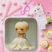 Fantasy Niedlich Sad Cantaloupe Hochzeit Pappteller (Party)