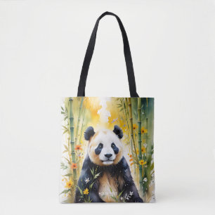 Fantasy Niedlich Sad Panda Forest Tasche