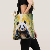 Fantasy Niedlich Sad Panda Forest Tasche (Von Nahem)