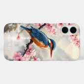 Fantasy Niedlich Sakura Bird Blue Case-Mate iPhone Hülle (Rückseite (Horizontal))