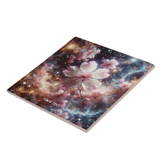 Fantasy Niedlich Sakura Pink Blume Fliese (Seite)