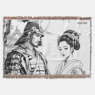 Fantasy Niedlich Samurai Geisha Pencil Decke