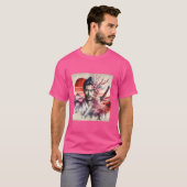Fantasy Niedlich Samurai Sun Katana T-Shirt (Vorne ganz)
