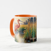Fantasy Niedlich Scarlet Ibis Abend Tasse (Vorderseite Links)