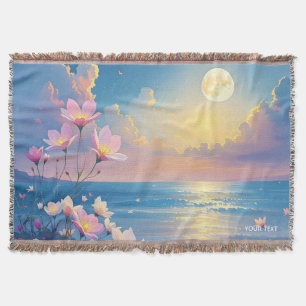 Fantasy Niedlich Sea Pink Blume Decke