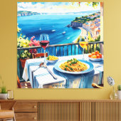 Fantasy Niedlich Sea View Spaghetti Leinwanddruck (Insitu (Wohnzimmer))