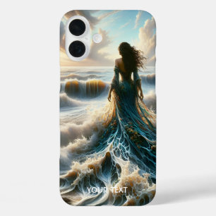 Fantasy Niedlich Sea Wave Girl iPhone 16 Plus Hülle