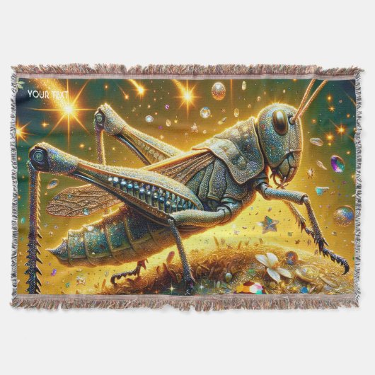 Fantasy Niedlich Sequel Grasshopper Stars Decke (Vorderseite)