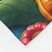 Fantasy Niedlich Serene Ananas Owl Fleecedecke (Ecke)