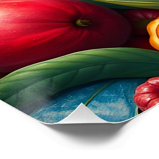 Fantasy Niedlich Serene Ananas Owl Poster (Ecke)