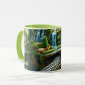 Fantasy Niedlich Serene Turtle Muschel Tasse (Vorderseite Links)