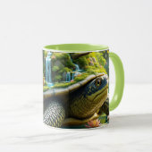 Fantasy Niedlich Serene Turtle Muschel Tasse (VorderseiteRechts)