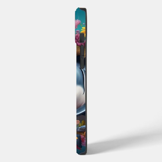 Fantasy Niedlich Shark Hat Blume Case-Mate iPhone Hülle (Rückseite / Links)