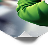 Fantasy Niedlich Sharp Dressed Leprechaun Poster (Ecke)