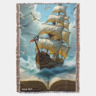 Fantasy Niedlich Ship Ocean Book Decke