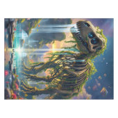 Fantasy Niedlich Skeleton Dinosaur Garden Tischdecke (Vorderseite (Horizontal))