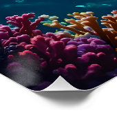 Fantasy Niedlich Skeletts Fischschule Poster (Ecke)