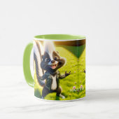 Fantasy Niedlich Skunk Punk Style Tasse (Vorderseite Links)