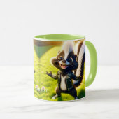 Fantasy Niedlich Skunk Punk Style Tasse (VorderseiteRechts)