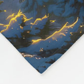 Fantasy Niedlich Sky Train Village Fleecedecke (Ecke)