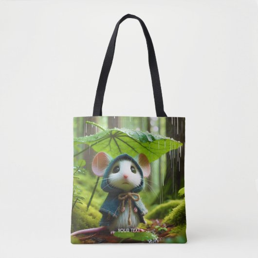 Fantasy Niedlich Small Mouse Rain Tasche (Vorderseite)