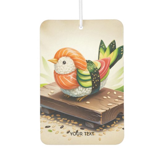 Fantasy Niedlich Small Sushi Bird Autolufterfrischer (Vorderseite)