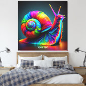 Fantasy Niedlich Snail Viele Farben Leinwanddruck (Insitu (Schlafzimmer))