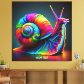 Fantasy Niedlich Snail Viele Farben Leinwanddruck (Insitu (Wohnzimmer))