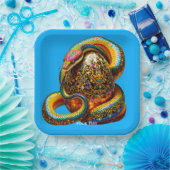 Fantasy Niedlich Snake Egg Vibranly Pappteller (Party)