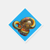 Fantasy Niedlich Snake Egg Vibranly Serviette (Ecke)