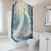 Fantasy Niedlich Snow White Peacock Duschvorhang (Beispiel)