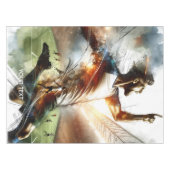 Fantasy Niedlich Soccer Player Stadium Tischdecke (Vorderseite (Horizontal))