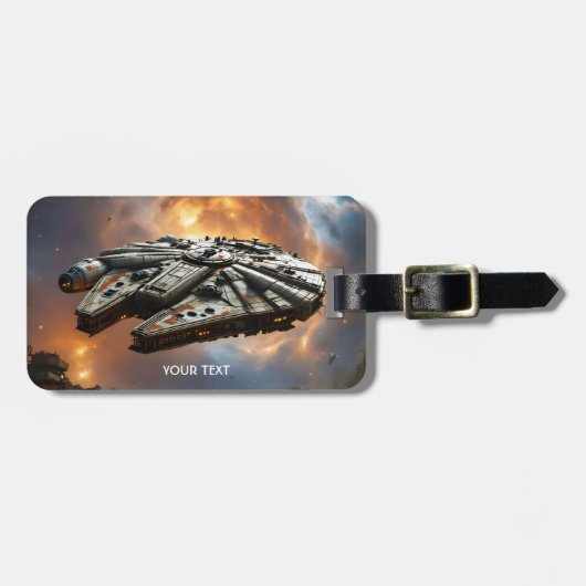 Fantasy Niedlich Space Planet Gepäckanhänger (Vorderseite horizontal)