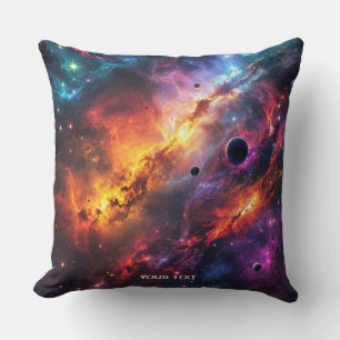 Fantasy Niedlich Space Scenes Collage Kissen