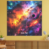 Fantasy Niedlich Space Scenes Collage Leinwanddruck (Insitu (Wohnzimmer))
