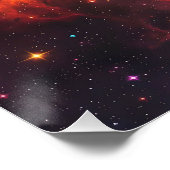 Fantasy Niedlich Space Scenes Collage Poster (Ecke)