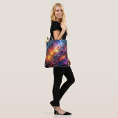 Fantasy Niedlich Space Scenes Collage Tasche (Am Model)
