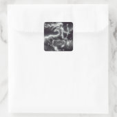 Fantasy Niedlich Space Stars Centaur Quadratischer Aufkleber (Tasche)