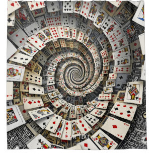 Fantasy Niedlich Spirituosen Treppe Duschvorhang