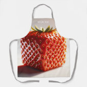 Fantasy Niedlich Square Red Strawberry Schürze (Vorderseite)