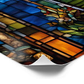 Fantasy Niedlich Stached Glass Golf Poster (Ecke)