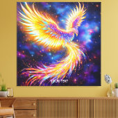Fantasy Niedlich Starlight Phoenix Space Leinwanddruck (Insitu (Wohnzimmer))