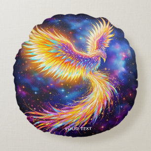 Fantasy Niedlich Starlight Phoenix Space Rundes Kissen