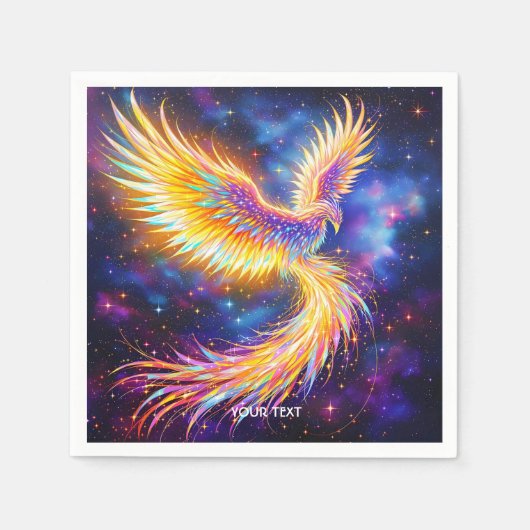 Fantasy Niedlich Starlight Phoenix Space Serviette (Vorderseite)