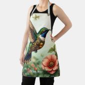 Fantasy Niedlich Steampunk Bird Blume Schürze (InSitu)