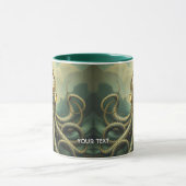 Fantasy Niedlich Steampunk Clock Kraken Tasse (Zentrum)